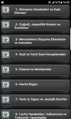 Coğrafya android App screenshot 3